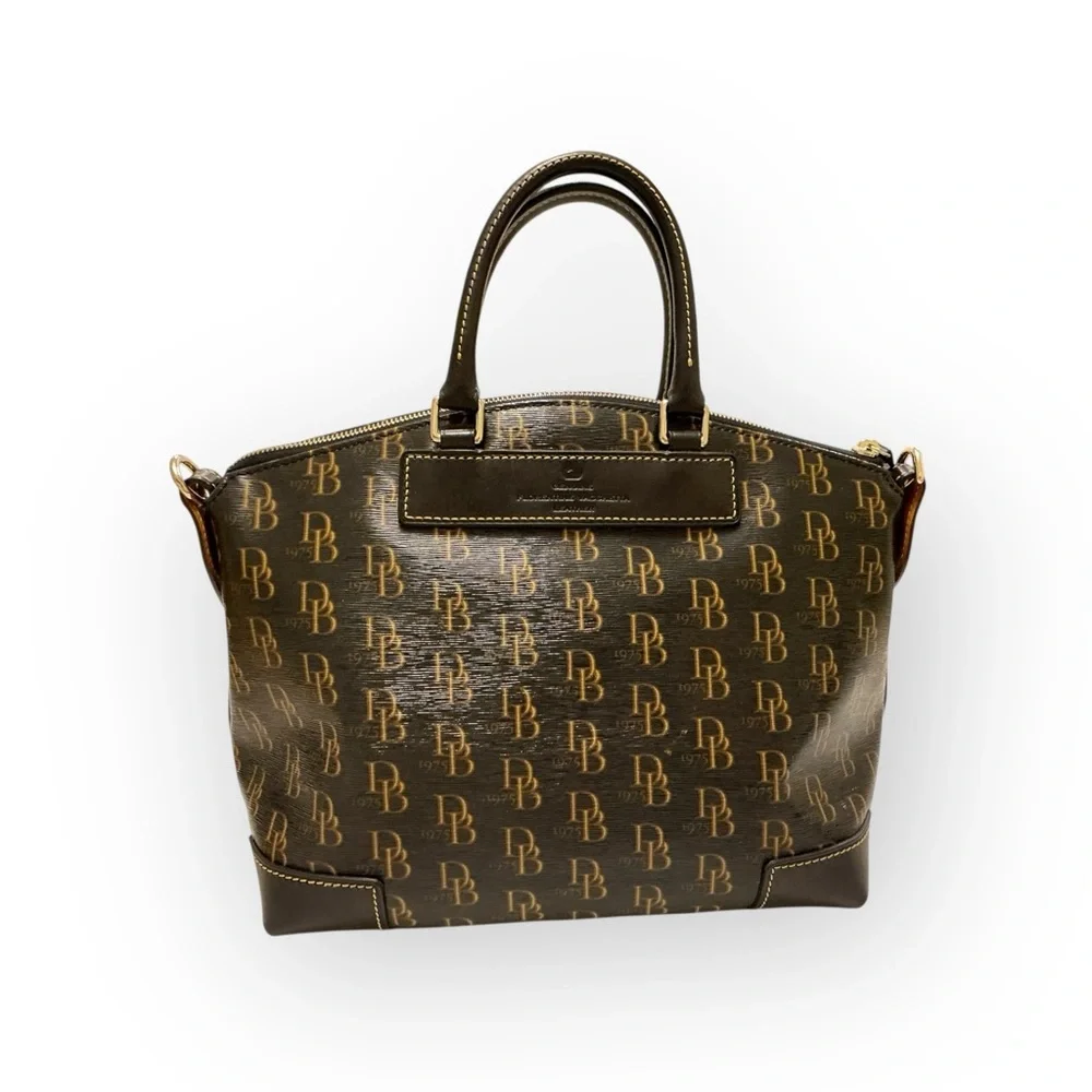 Dooney & Bourke 1975 Signature Vanessa Tote, Original COA, Dust Bag Vintage NWT - Picture 3 of 16